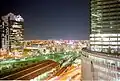 ノースゲートビルから眺める梅田貨物駅付近の夜景
