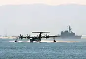着水後に航行する3号機（2010年7月19日）
