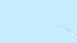 ホノルルの位置（ハワイ諸島内）
