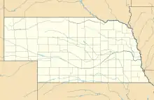 CSBの位置（ネブラスカ州内）