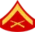 single chevron with crossed rifles