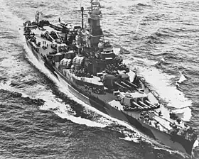 1944年1月27日、エンタープライズ機より撮影。