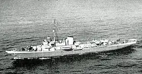 USCG Mayflower、1944年撮影。