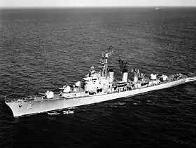 米海軍のミッチャー級。当時の駆逐艦としては異例に大型であった。