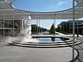 キャンパス内の散歩道の一部