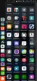 Ubuntu Touchのアプリ・ランチャー画面