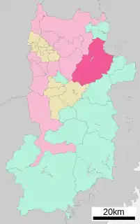 宇陀市位置図