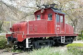 上田交通ED25 1(元宇部電気鉄道デキ11形 2008年4月)