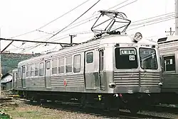 上田交通に譲渡された5200系（2006年5月6日、下之郷車庫）
