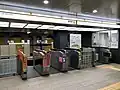 上野広小路交差点改札口(2020年1月)