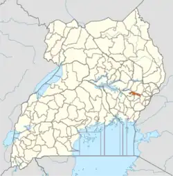 ブテボ県の位置