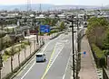 フラワーブリッジから城陽市方面を望む