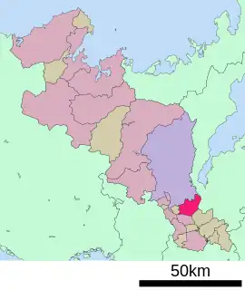 宇治市位置図