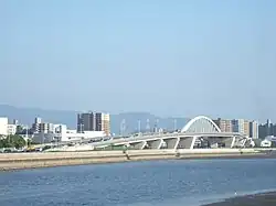 吉島地区(北西側)から。