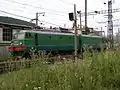 ヴォロヴェーツィに停車するВЛ11型電気機関車