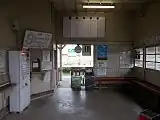 駅舎内(2013年4月)
