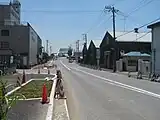初代の海神奈川駅駅舎の跡地周辺。写真奥が瑞穂埠頭。