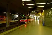 地下駅であるジロヴァ(Jírova)駅は1998年に開通した(2007年撮影)