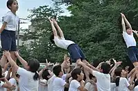 組体操（2017年5月28日撮影）