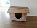 製作中の犬小屋