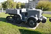 モスクワの大祖国戦争中央博物館の展示車両。