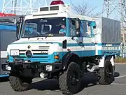 機動隊の多目的災害活動車