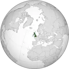 イギリスの正射投影図