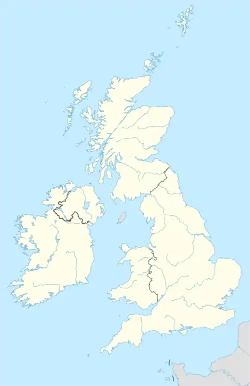 ユナイテッド・ラグビー・チャンピオンシップの位置(the United Kingdom and Ireland内)