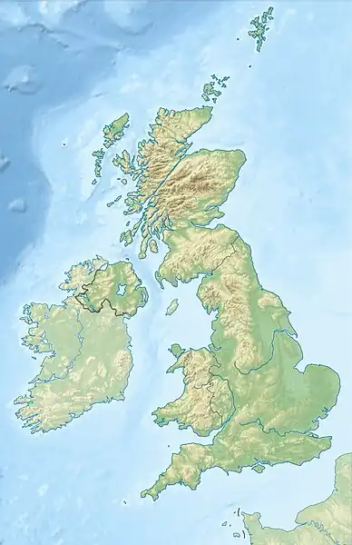 ダグラスの位置（イギリス内）