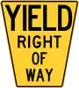 前方優先道路（1954年以前）