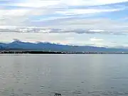 富山湾、石田(黒部市)沖より魚津方面