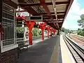 西側の1番プラットホーム