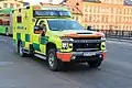 スウェーデンの救急車(トラックベース)