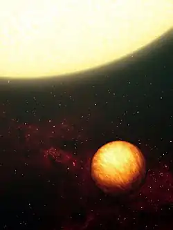 アンドロメダ座υ星bの想像図