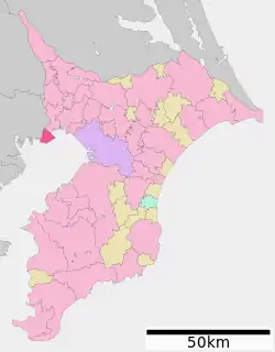 浦安市位置図