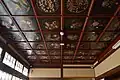 越前漆器の蒔絵の格天井