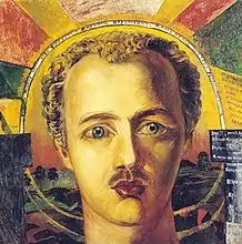 ヴァシリー・カメンスキーの肖像 (1917年)