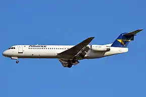 アライアンス航空のフォッカー100
