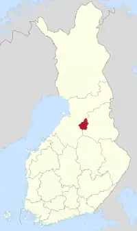 ヴァーラの位置の位置図