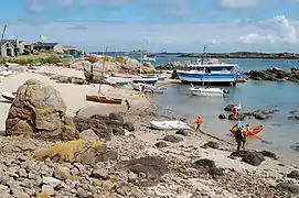 グラン＝ディル東岸の浜