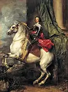 『カリニャーノ公トーマス・フランシス騎馬像』1634年 サバウダ美術館所蔵
