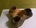 グメルニツァ文化の三連容器（ルーマニア）