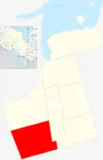 ヨーク地域内の位置