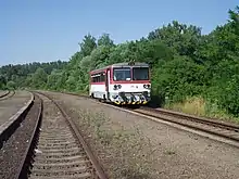 ヴェリュキークルティーシュ貨物停留場。チャーター列車が運行された時のもの(2015年)