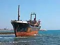 イタリアのCastiglioncelloで座礁した貨物船 VENUS号 (IMO: 7028207)