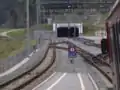 サヤインス駅から見たフェライナトンネル入口