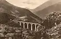 ラゴネグロ-スペッツァーノ・アルバネーゼ線のラゴネグロ駅付近のセラ橋、1930年頃