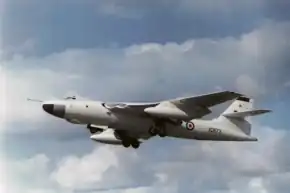 飛行するヴァリアント B(K).1 XD873号機(第207飛行隊所属、1962年撮影)