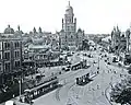 1930年代の駅前の様子