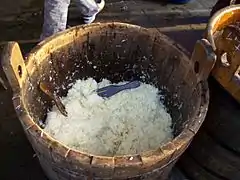 乳酸による発酵後の状態
